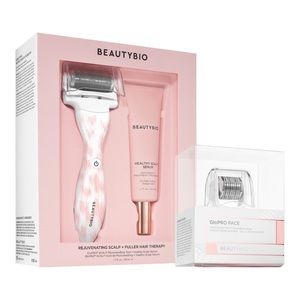 BEAUTYBIO GLOPRO REJUVENATING SET FOR FACE & SCALP - BNIB